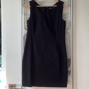 Theory Black A-Line Silhouette Mini Tank Dress - Size 2